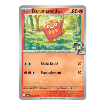 Darumarond of N - Reverse Pokéball 32/217 - ME02.5 - Pokémon - Mega Evolution Transcendent Heroes