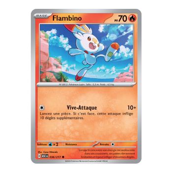 Scorbunny - Reverse Pokéball 36/217 - ME02.5 - Pokémon - Mega Evolution Transcendent Heroes