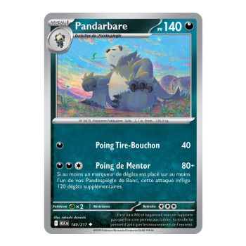 Pandarbare - Reverse Pokéball 140/217 - ME02.5 - Pokémon - Mega Evolution Transcendent Heroes