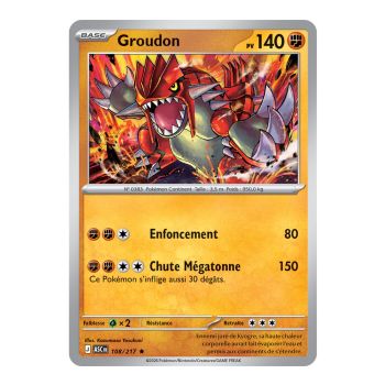 Groudon - Reverse Pokéball 108/217 - ME02.5 - Pokémon - Mega Evolution Transcendent Heroes