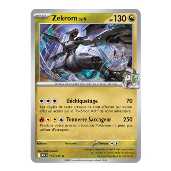 Zekrom of N - Reverse Pokéball 155/217 - ME02.5 - Pokémon - Mega Evolution Transcendent Heroes