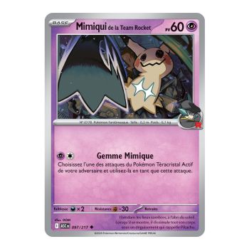 Team Rocket Mimikyu - Uncommon 97/217 - ME02.5 - Pokémon - Mega Evolution Transcendent Heroes