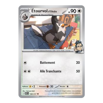 Okuba's Starly - Uncommon 169/217 - ME02.5 - Pokémon - Mega Evolution Transcendent Heroes