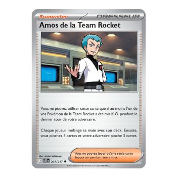 Amos of Team Rocket - Uncommon 201/217 - ME02.5 - Pokémon - Mega Evolution Transcendent Heroes