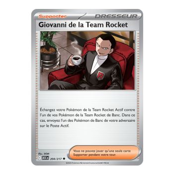 Giovanni of Team Rocket - Uncommon 204/217 - ME02.5 - Pokémon - Mega Evolution Transcendent Heroes