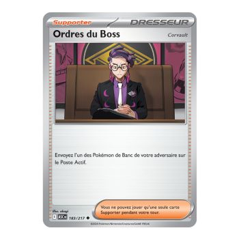 Boss Orders - Reverse 183/217 - ME02.5 - Pokémon - Mega Evolution Transcendent Heroes