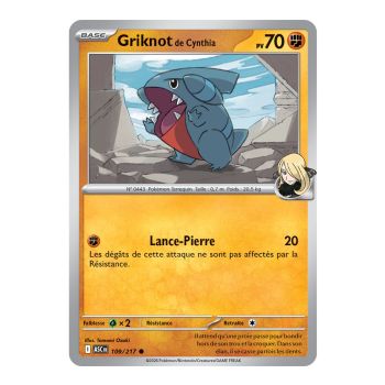 Cynthia's Gible - Reverse 109/217 - ME02.5 - Pokémon - Mega Evolution Transcendent Heroes