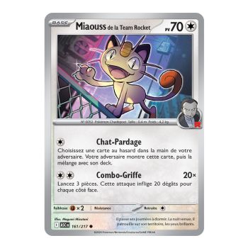 Meowth of Team Rocket - Reverse 161/217 - ME02.5 - Pokémon - Mega Evolution Transcendent Heroes