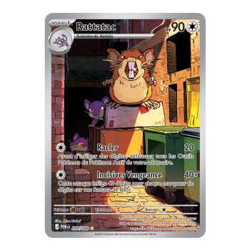 photo Raticate - Rare Illustration 99/88 - ME03 - Pokémon - Perfect Balance Mega Evolution