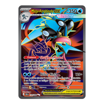 Mega Greninja-ex - Ultra Rare 100/86 - ME04 - Pokémon - Mega Evolution Chaos Rising