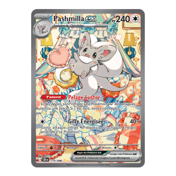 Pashmilla-ex - Special Illustration Rare 119/86 - ME04 - Pokémon - Mega Evolution Chaos Rising