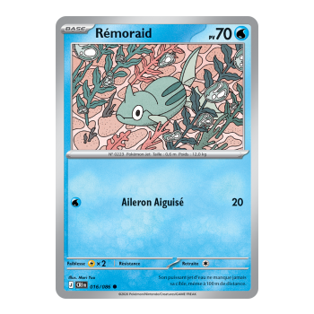 Remoraid - Common 16/86 - ME04 - Pokémon - Mega Evolution Chaos Rising