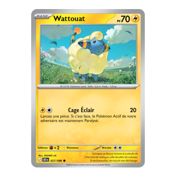 Wattouat - Common 27/86 - ME04 - Pokémon - Mega Evolution Chaos Rising