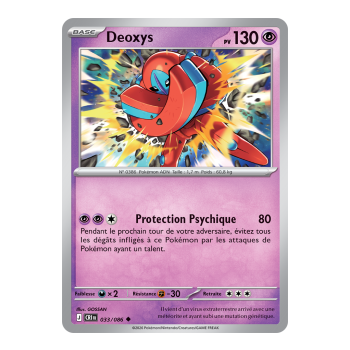 Deoxys - Uncommon 33/86 - ME04 - Pokémon - Mega Evolution Chaos Rising