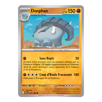 Donphan - Common 45/86 - ME04 - Pokémon - Mega Evolution Chaos Rising