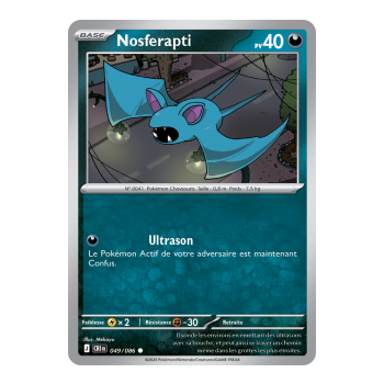 Zubat - Common 49/86 - ME04 - Pokémon - Mega Evolution Chaos Rising