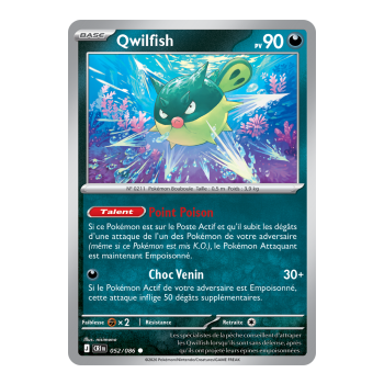 Qwilfish - Reverse 52/86 - ME04 - Pokémon - Mega Evolution Chaos Rising