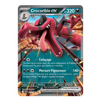 Krookodile-ex - Double Rare 55/86 - ME04 - Pokémon - Mega Evolution Chaos Rising