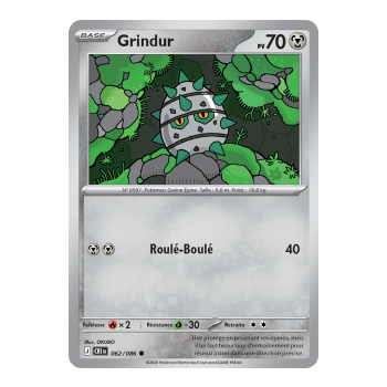 Grindur - Common 62/86 - ME04 - Pokémon - Mega Evolution Chaos Rising