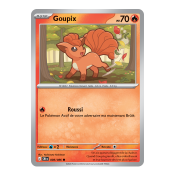 Vulpix - Common 8/86 - ME04 - Pokémon - Mega Evolution Chaos Rising