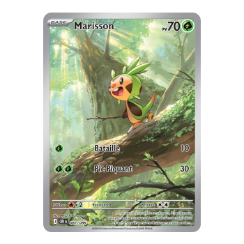 Chespin - Rare Illustration 87/86 - ME04 - Pokémon - Mega Evolution Chaos Rising
