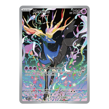 Xerneas - Rare Illustration 91/86 - ME04 - Pokémon - Mega Evolution Chaos Rising