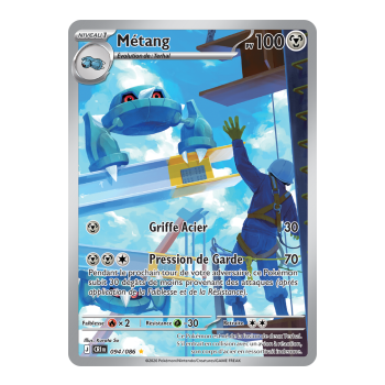Metang - Rare Illustration 94/86 - ME04 - Pokémon - Mega Evolution Chaos Rising