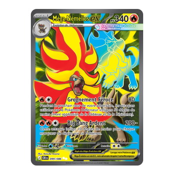 Mega Pyroar-ex - Ultra Rare 99/86 - ME04 - Pokémon - Mega Evolution Chaos Rising