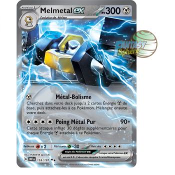 Item Melmetal EX - Double Rare 153/197 - Scarlet and Violet Obsidian Flames