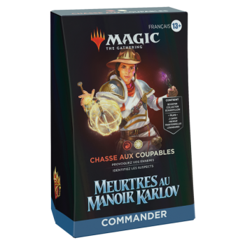 Item MTG - Deck Commander - Murders at Karlov Manor - Hunt for the Guilty - FR