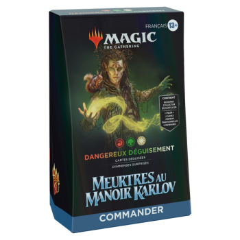 Item MTG - Deck Commander - Murders at Karlov Manor - Dangerous Disguise - FR