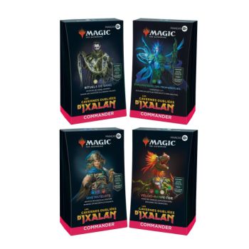 MTG - Set of 4 Commander Decks - The Forgotten Caverns of Ixalan - Explorers of the Deep - FR