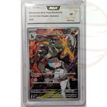 [PCA 10 - Nine Superior] - Graded Card - Team Rocket Houndoom FA 191/182 - E&V Destiny Rivalries - 2025 - Pokémon - French