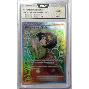 Item [PCA 9.5 - New] - Graded Card - Erika's Hospitality FA 174/181 - S&L Team Up - 2019 - Pokémon - French