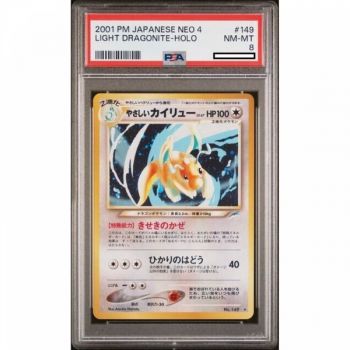 Item Pokémon - Graded Card - Light Dragonite Neo 4 Destiny Japanese 2001 [PSA 8 - NM-MT]