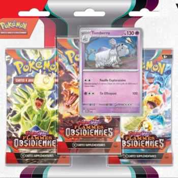 Pokémon - Tri-Pack - Scarlet and Purple - Obsidian Flames - [SV03 - EV03] - Tomberro / Eevee - FR