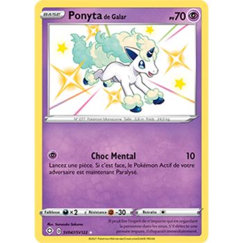 Item Galarian Ponyta - Shiny SV047/SV122 - Shining Destinies Sword and Shield