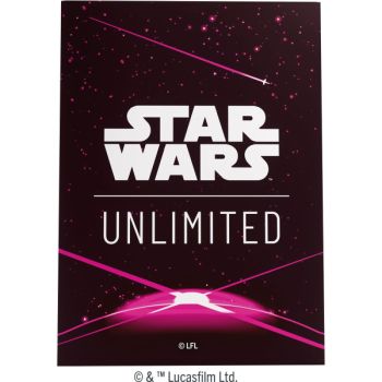 photo Card Sleeves - Standard - Magenta Back Logo - Star Wars: Unlimited - Gamegenic (60)