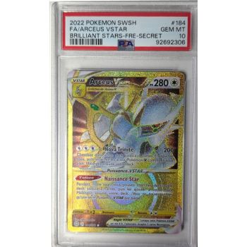 [PSA 10 - Gem Mint] - Graded Card - Arceus VSTAR 184/172 - Sword & Shield: Shining Stars - 2022 - Pokémon - French