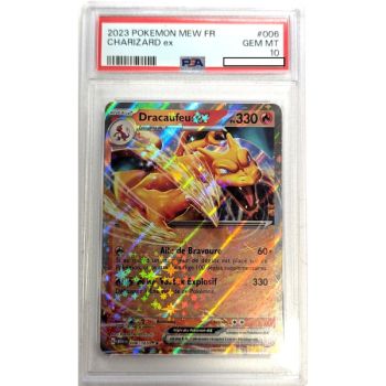 [PSA 10 - Gem Mint] - Graded Card - Charizard EX 006/165 - Scarlet & Purple: Pokémon 151 - 2023 - Pokémon - French