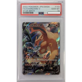 [PSA 10 - Gem Mint] - Graded Card - Charizard V 103/100 - S9 Star Birth - 2022 - Pokémon - Japanese