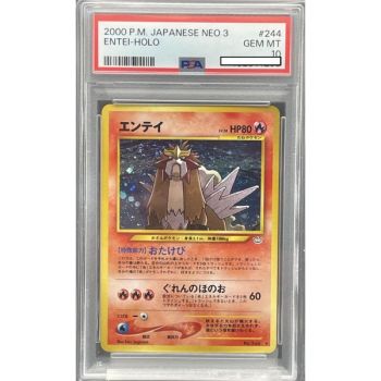 Item [PSA 10 - Gem Mint] - Graded Card - Entei No.244 Neo 3 2000 - Pokémon - Japanese