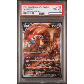 Item [PSA 10 - Gem Mint] - Graded Card - Entei V 213/172 VSTAR Universe S12a - 2022 - Pokémon - Japanese