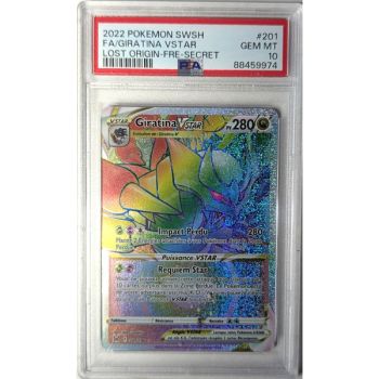 [PSA 10 - Gem Mint] - Graded Card - Giratina VSTAR 201/196 - Sword & Shield: Lost Origin - 2022 - Pokémon - French