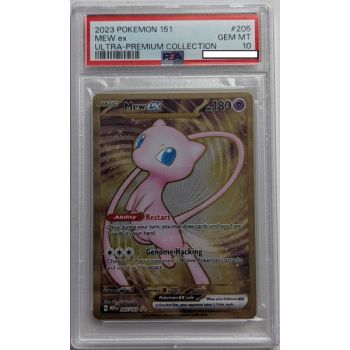 [PSA 10 - Gem Mint] - Graded Card - Mew EX 205/165 (Metal) - Promo - 2023 - Pokémon - English