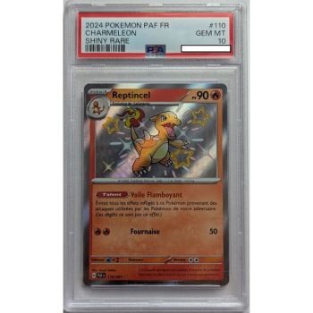 [PSA 10 - Gem Mint] - Graded Card - Charmeleon 110/091 - Scarlet & Purple: Destined for Paldea - 2024 - Pokémon - French
