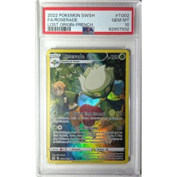 [PSA 10 - Gem Mint] - Graded Card - Roserade TG02/TG30 - Sword & Shield: Lost Origin - 2022 - Pokémon - French