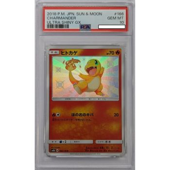 [PSA 10 - Gem Mint] - Graded Card - Charmander 166/150 - Sm8b GX Ultra Shiny - 2018 - Pokémon - Japanese