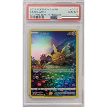 [PSA 10 - Gem Mint] - Graded Card - Solrock GG15/GG70 - Sword & Shield: Supreme Zenith - 2023 - Pokémon - French
