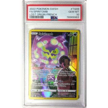 [PSA 10 - Gem Mint] - Graded Card - Spiritomb TG09/TG30 - Sword & Shield: Lost Origin - 2022 - Pokémon - French